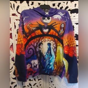 NWOT Nightmare before Christmas pullover hoodie unisex